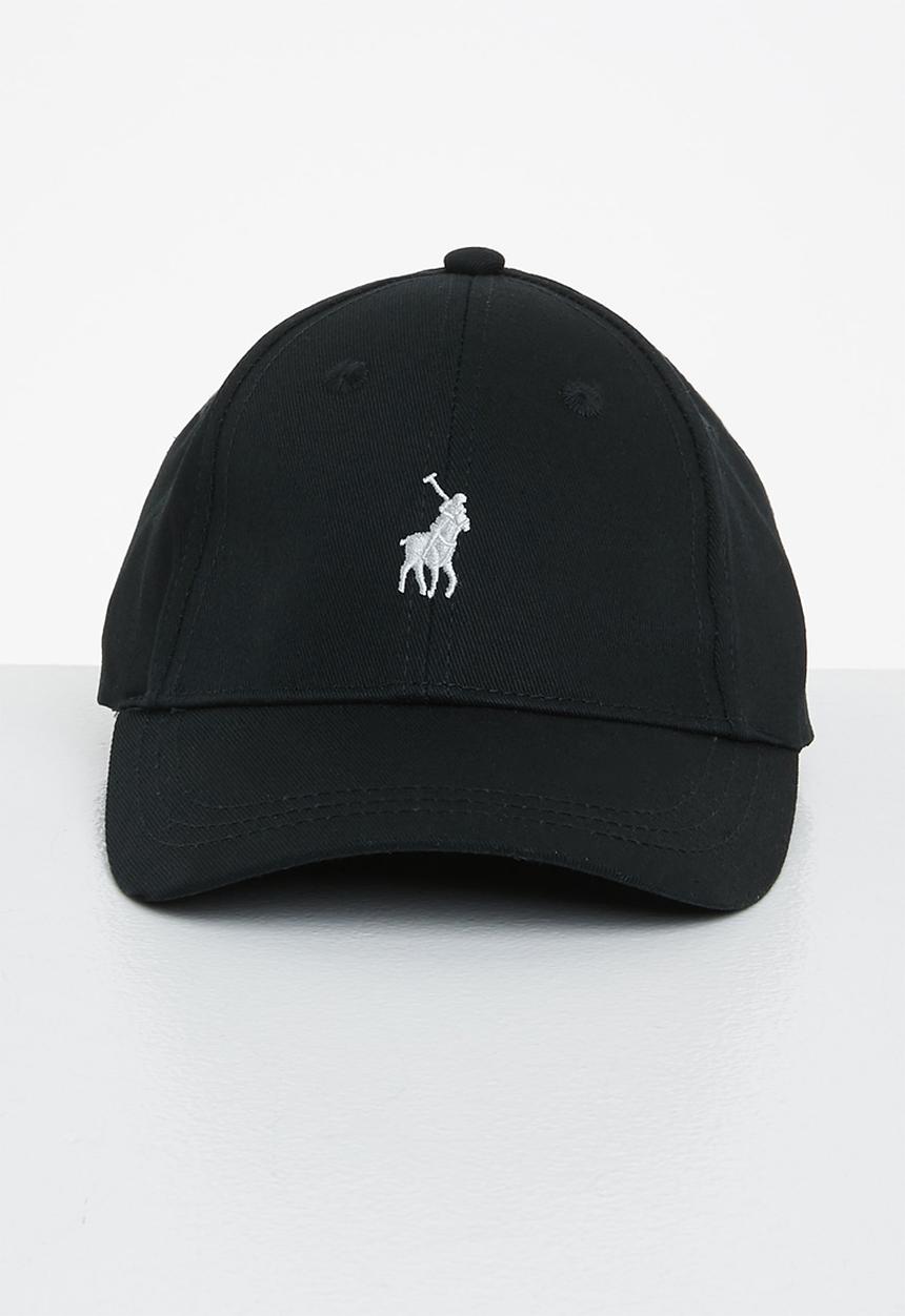 POLO - 6 panel classic peak - black
