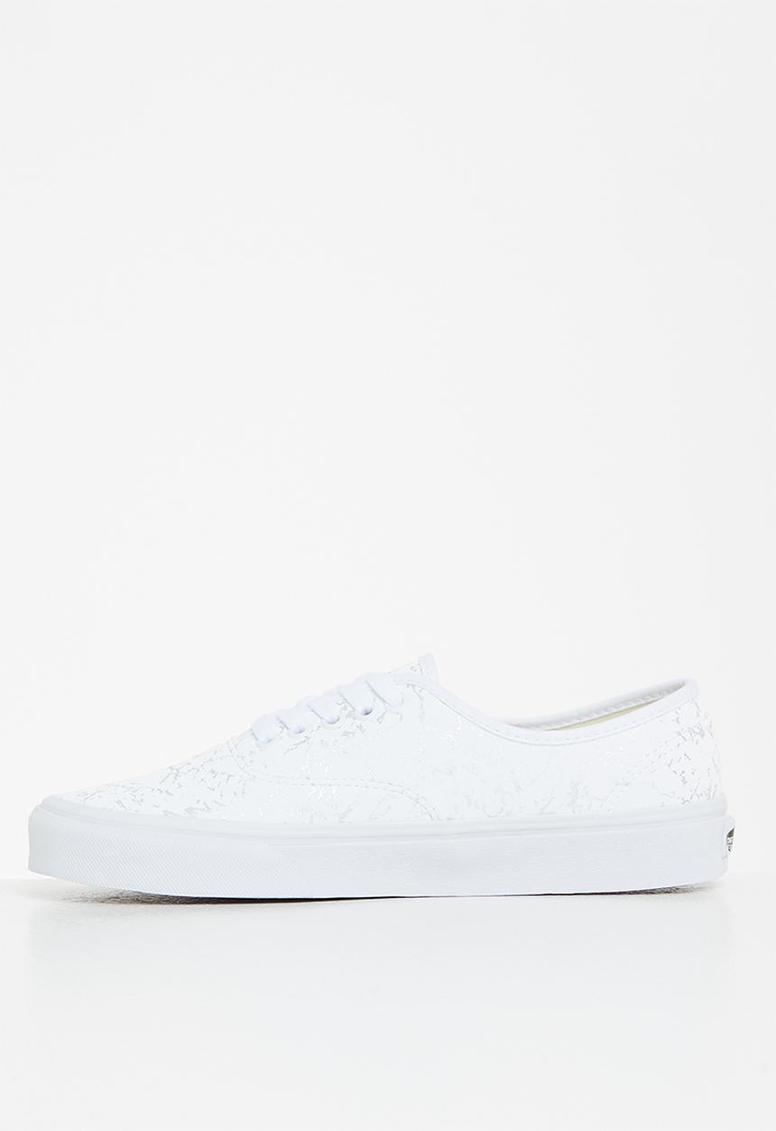 Vans - Authentic - marbled metallic white/silver
