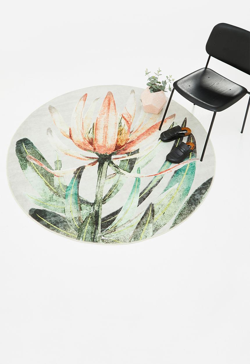 Hertex Fabrics - Honeyflower round rug - multi