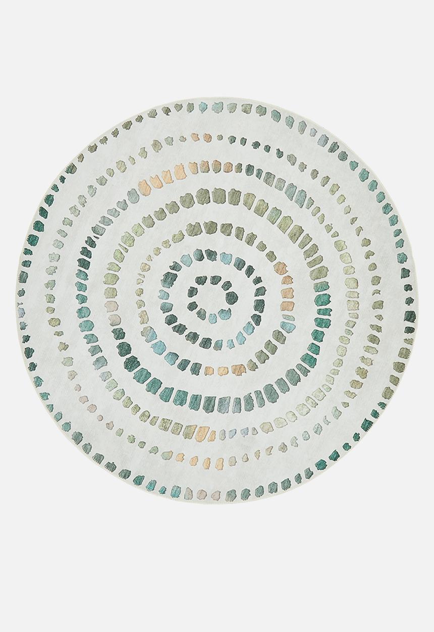 Hertex Fabrics - Spiral rug - nature