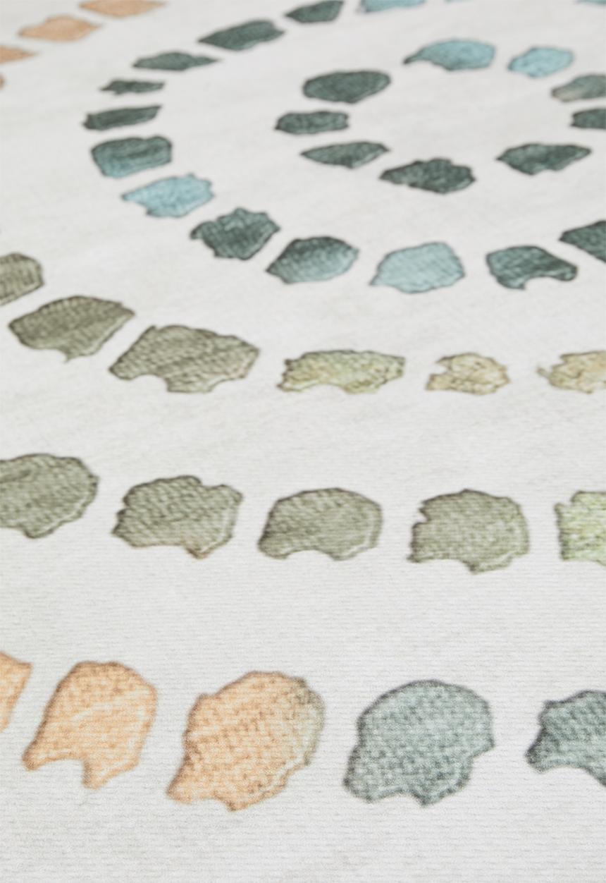 Hertex Fabrics - Spiral rug - nature