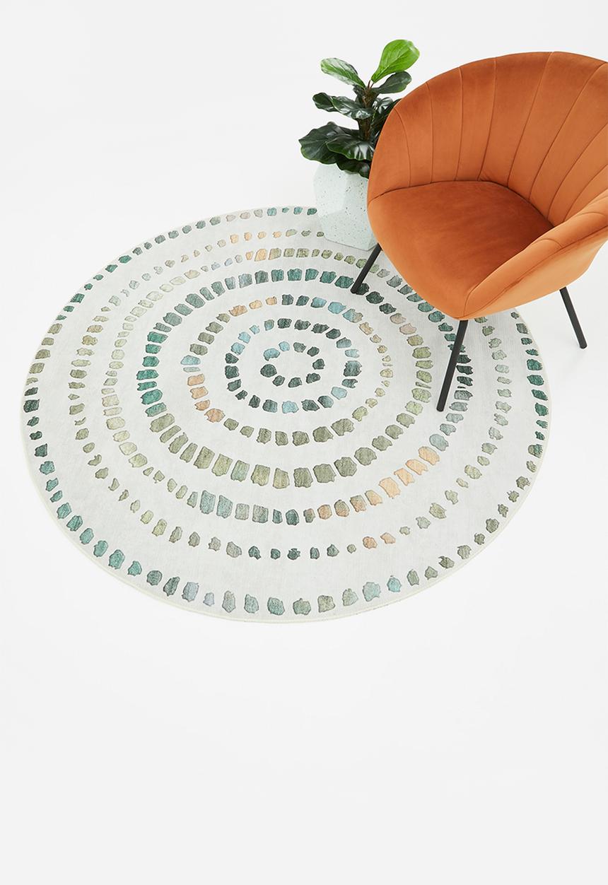 Hertex Fabrics - Spiral rug - nature