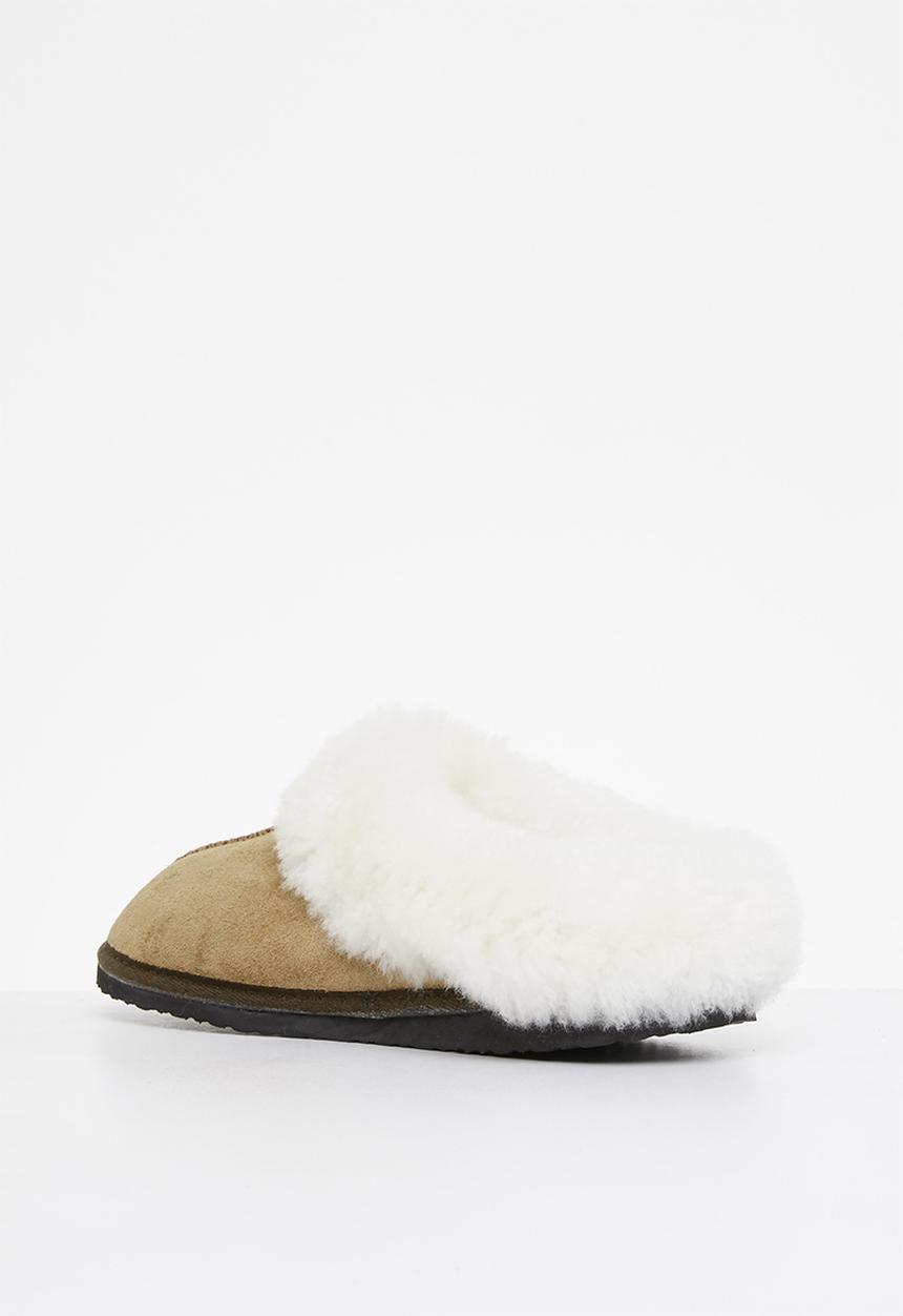 Karu - Sleek suede slipper - calypso incus