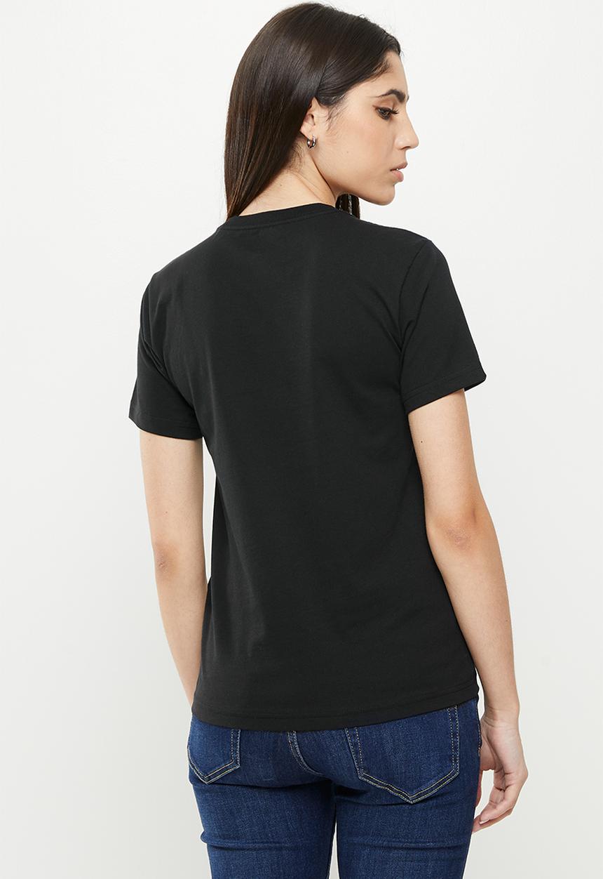 Converse - Cf strip wordmark short sleeve tee - converse black