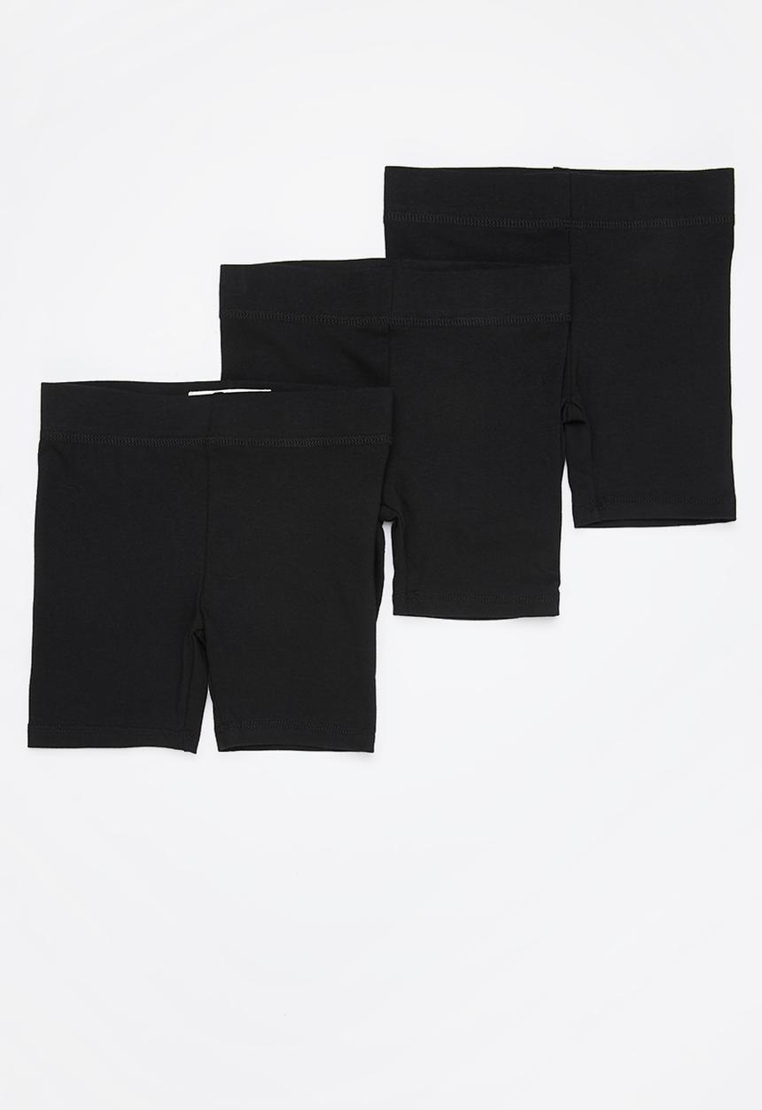 Cotton On - Girls multipack bike shorts 3 pack - black