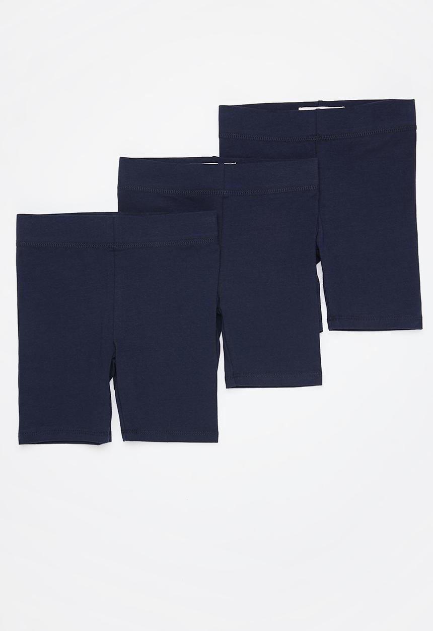 Cotton On - Girls multipack bike shorts 3 pack - peacoat 