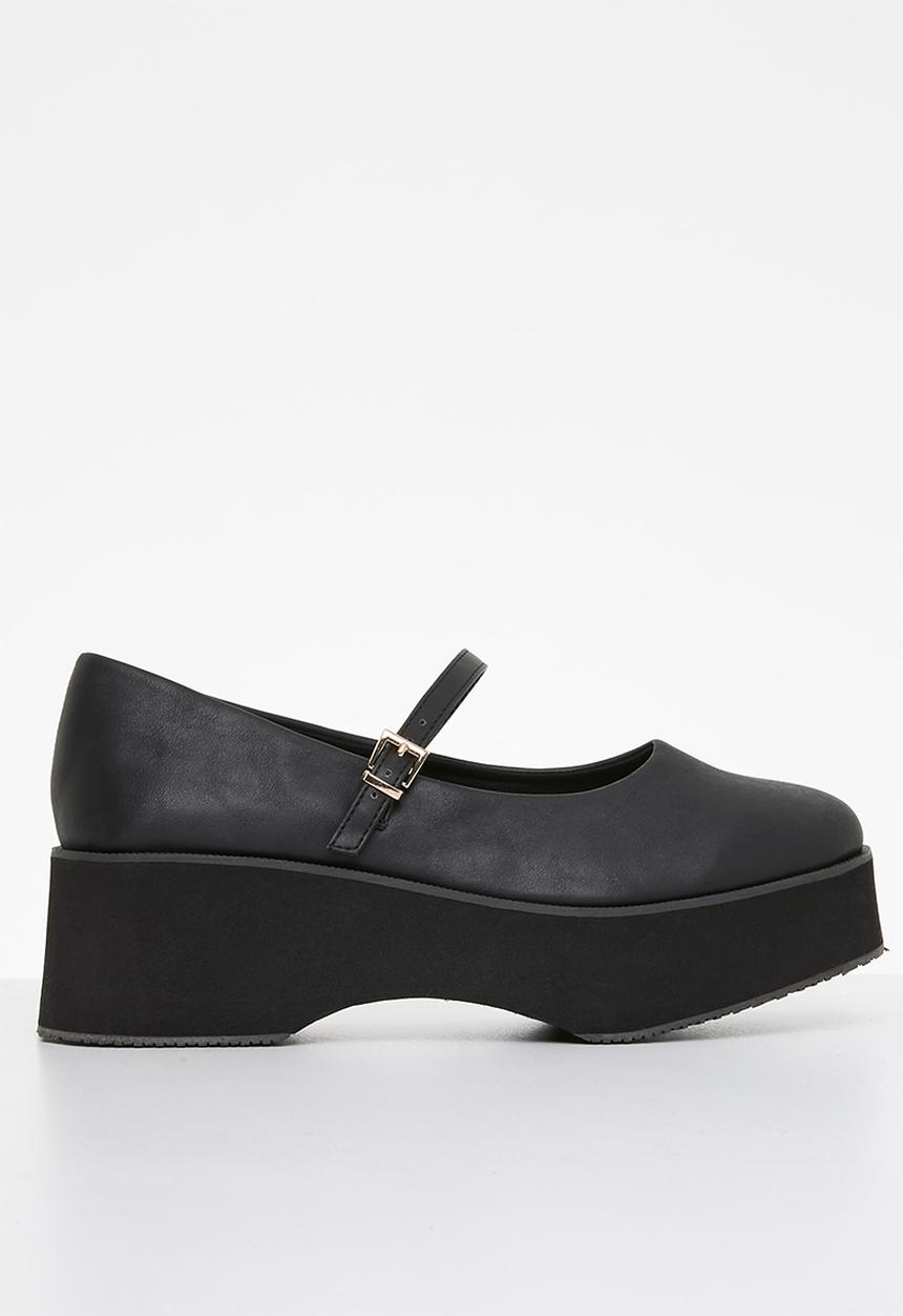 Cotton On - Mary-jane flatform - black 