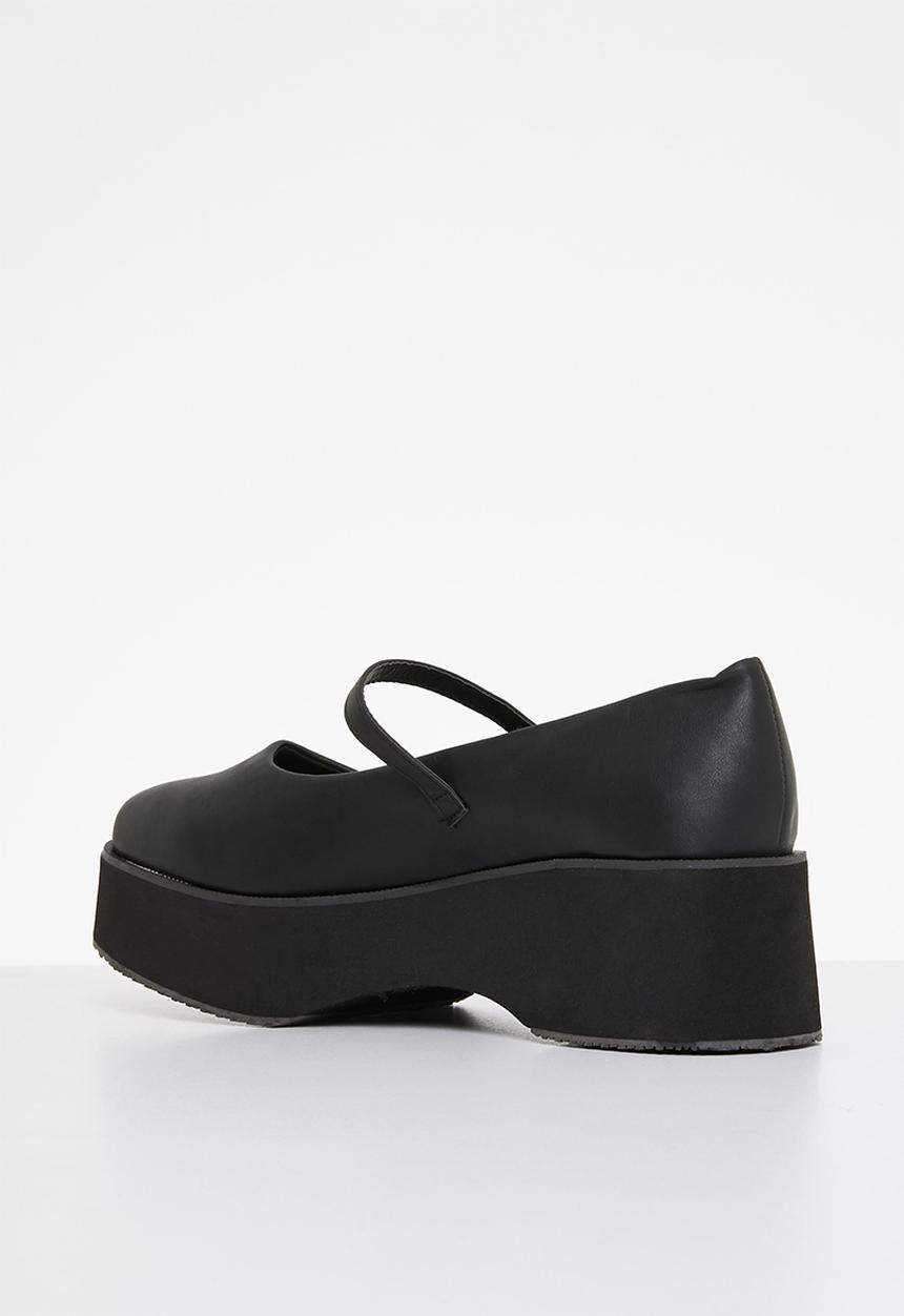 Cotton On - Mary-jane flatform - black 