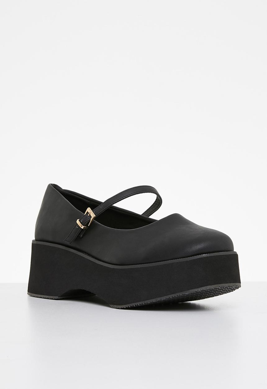 Cotton On - Mary-jane flatform - black 