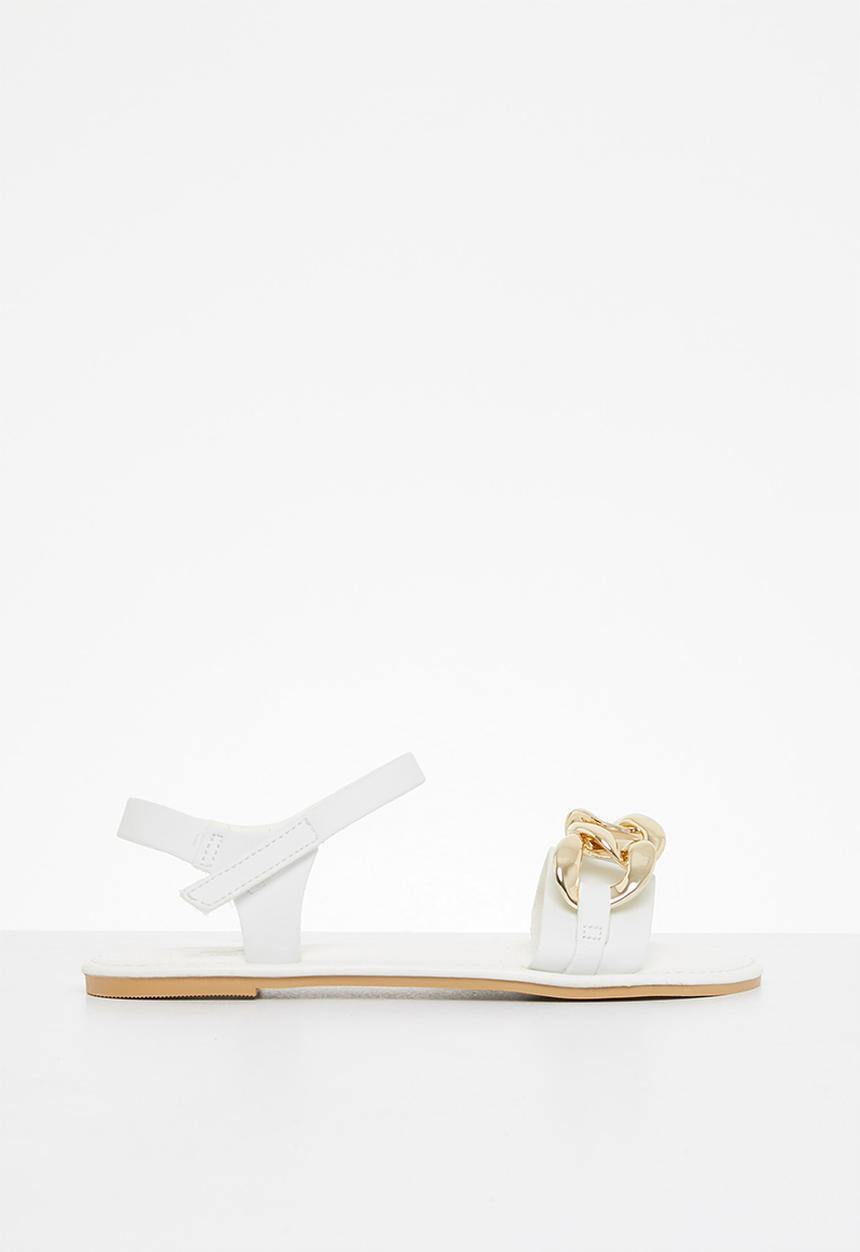 Bata - Girls detailed sandal - white