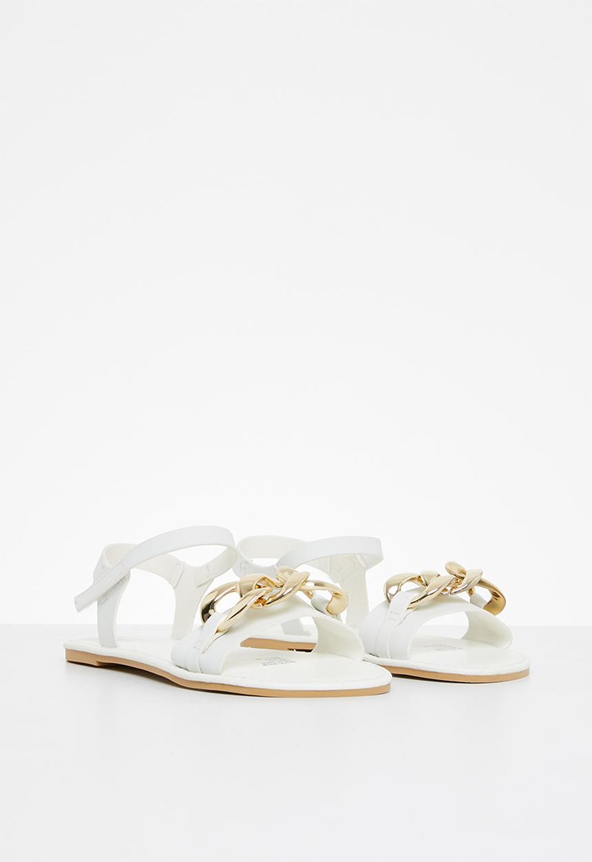 Bata - Girls detailed sandal - white