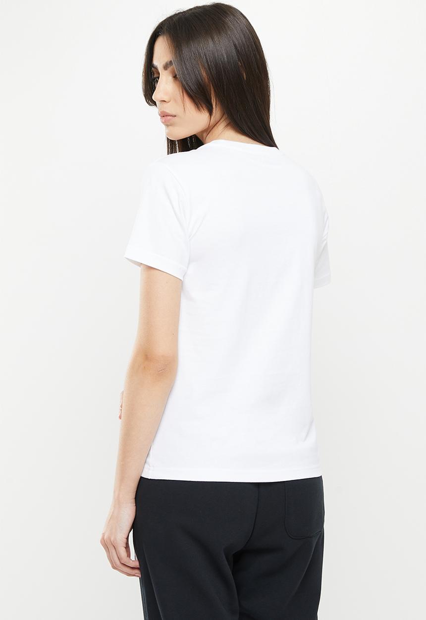 Converse - Cf strip wordmark short sleeve tee - white