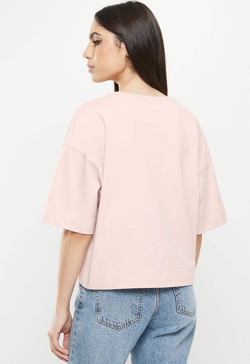 Converse - Chuck patch infill ss tee - barely rose