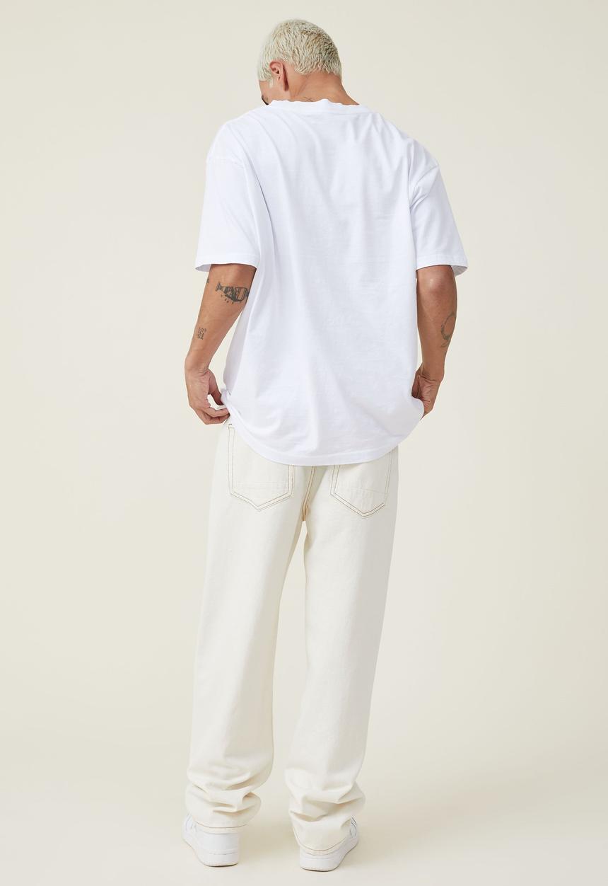 Cotton On - Baggy jean - ecru
