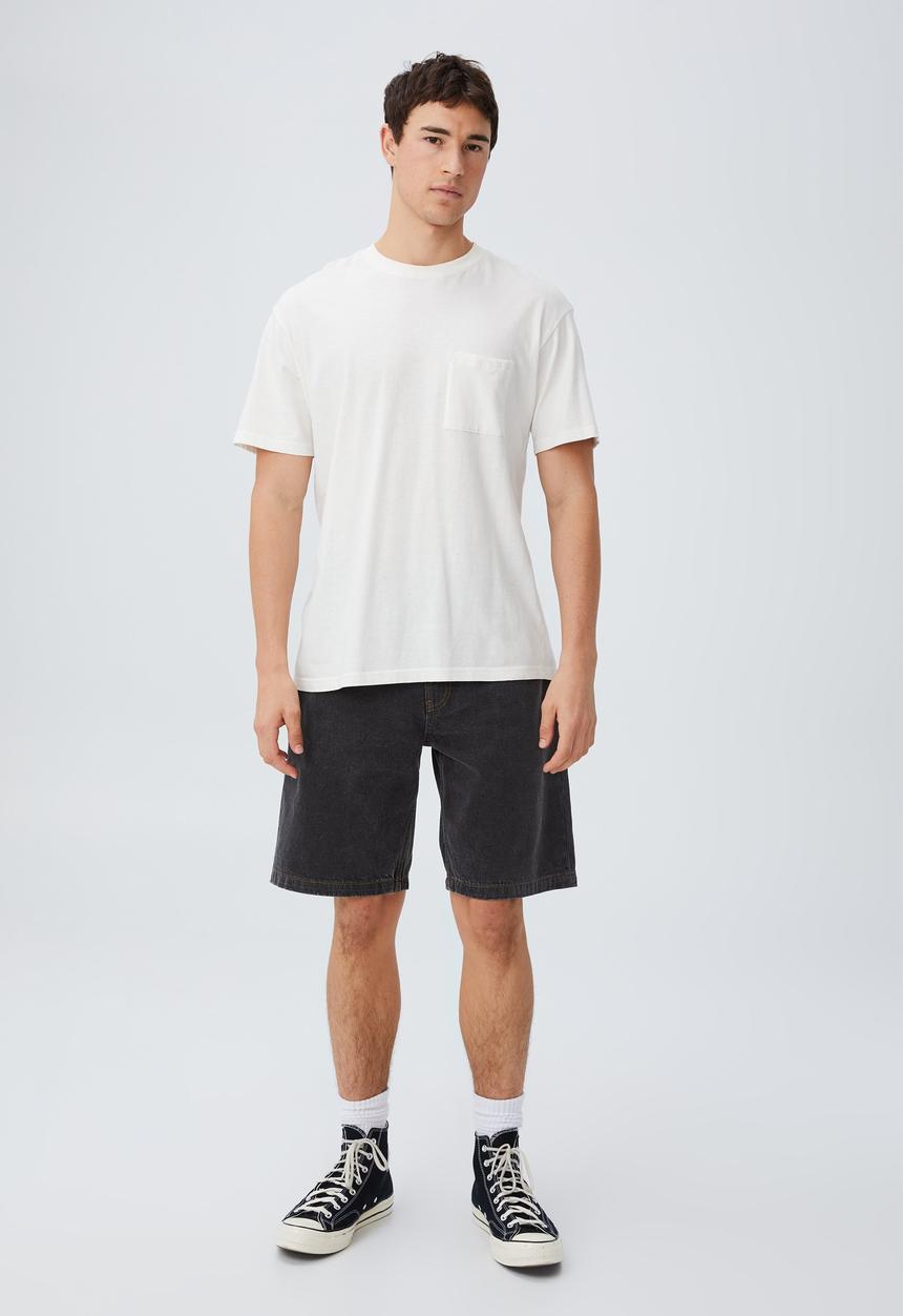 Cotton On - Loose fit short - grunge black
