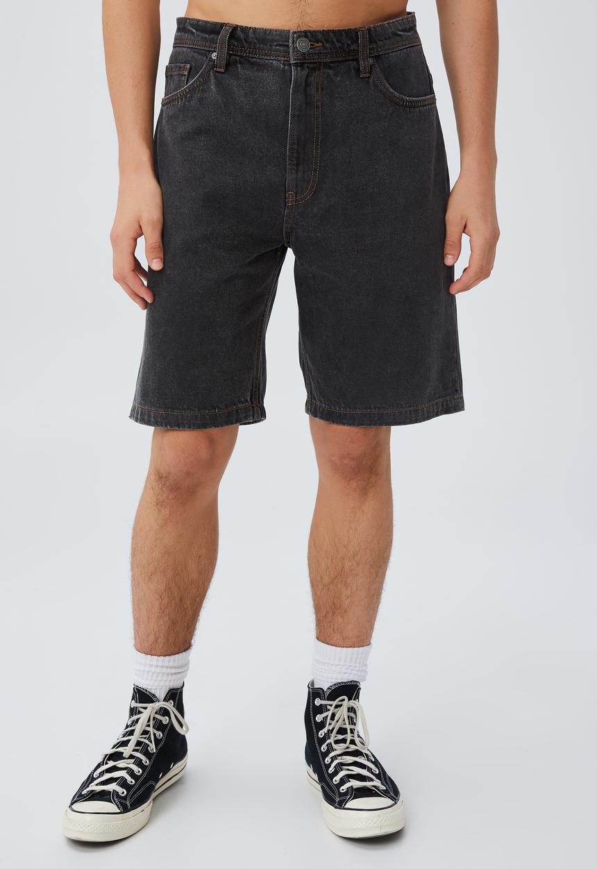 Cotton On - Loose fit short - grunge black