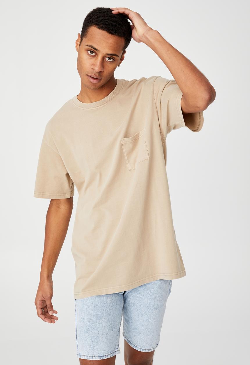 Cotton On - Loose fit T-shirt - gravel stone
