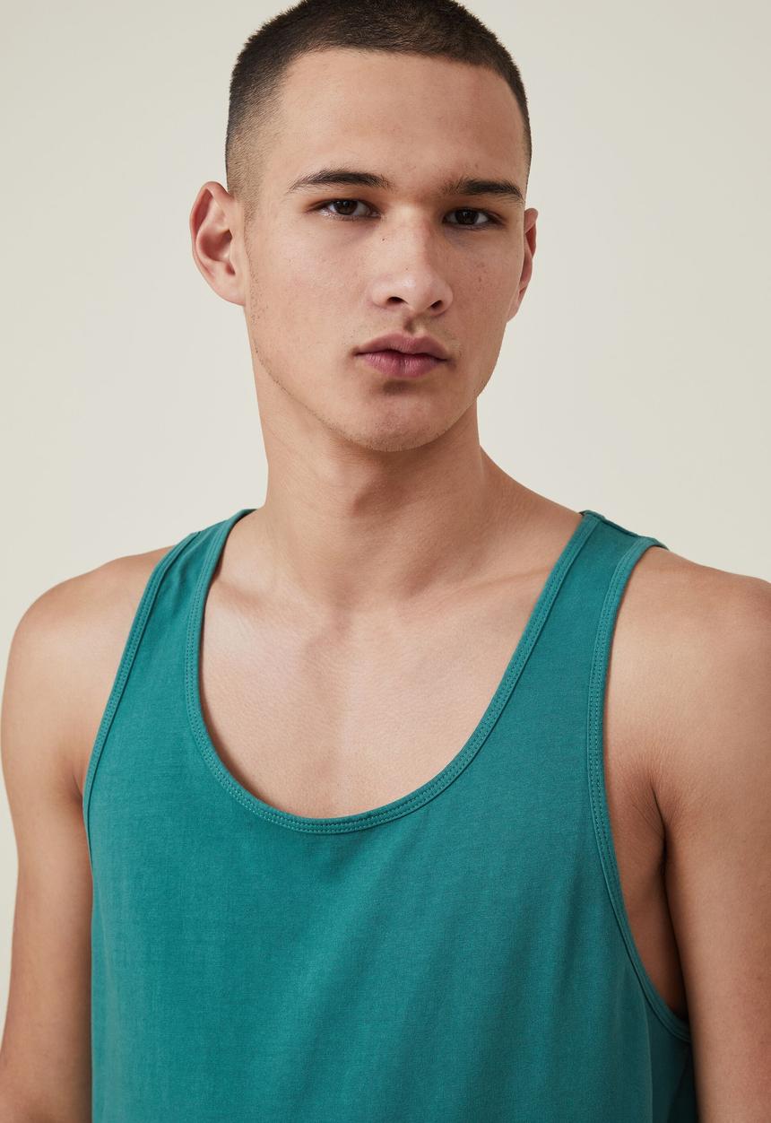 Cotton On - Vacation tank - wash forest washed