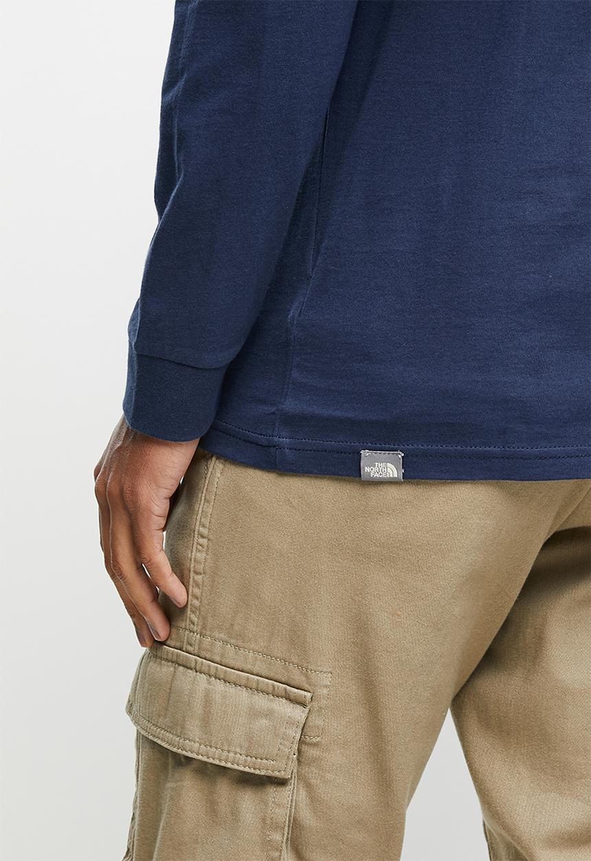 The North Face - M long sleeve simple dome tee - summit navy