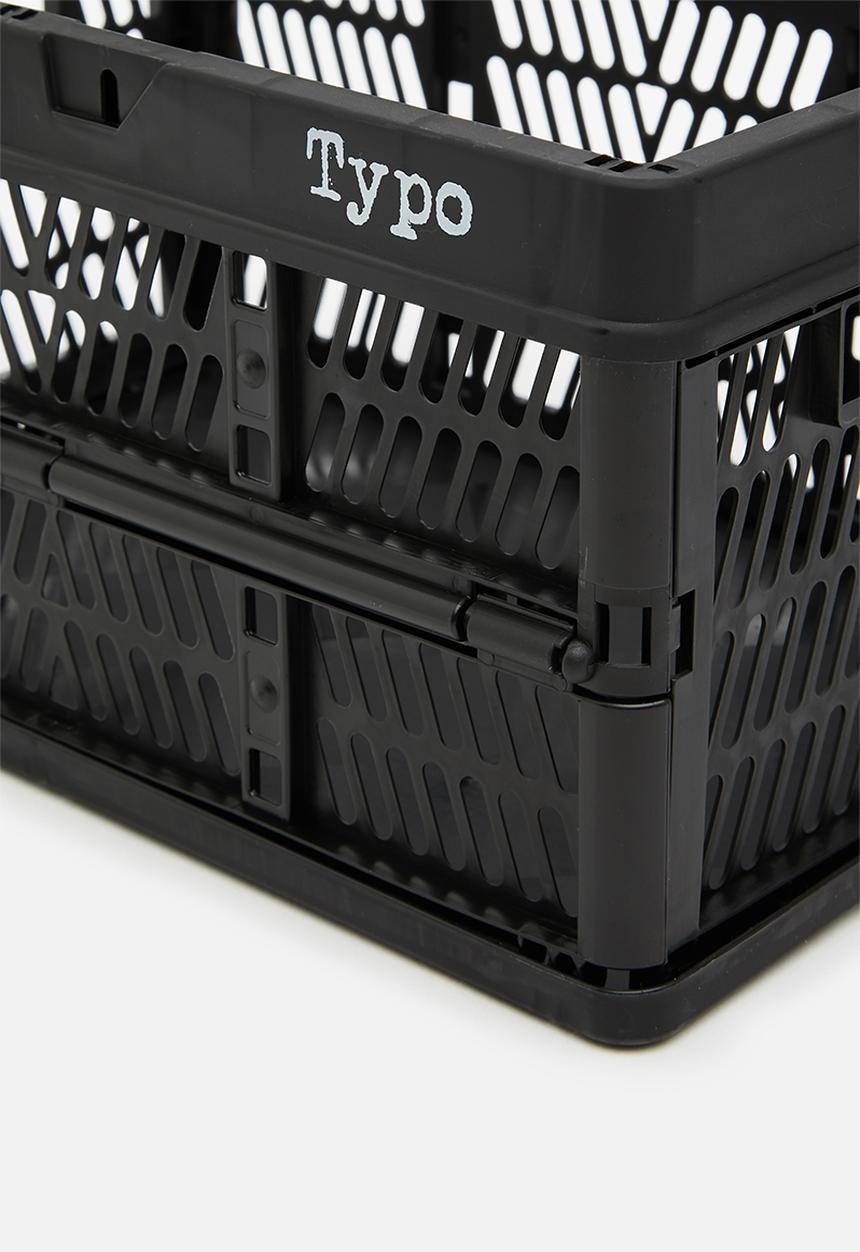Typo - Small foldable storage - black