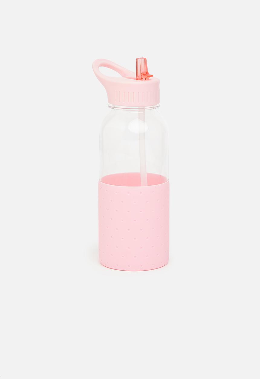 Typo - Premium drink it up bottle - polka whisper pink