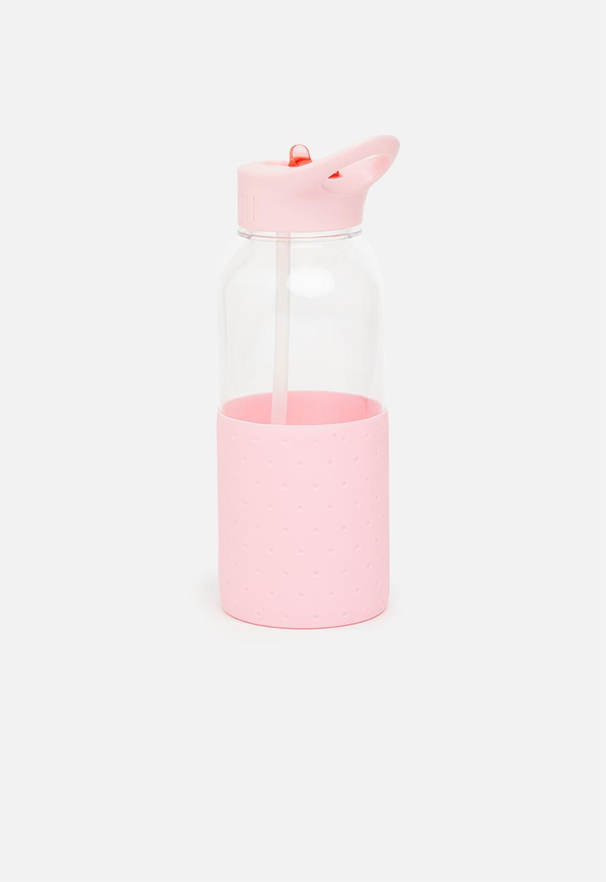 Typo - Premium drink it up bottle - polka whisper pink