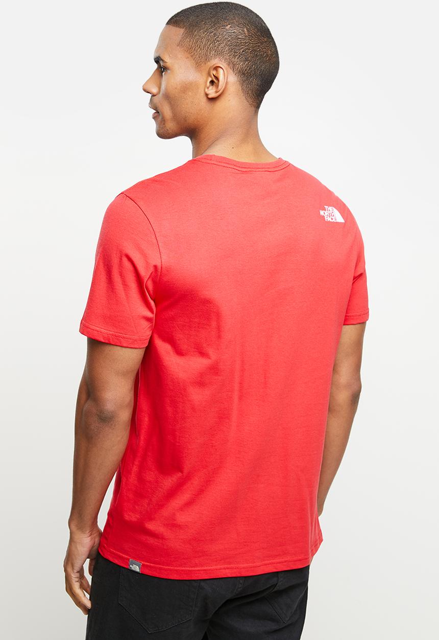 The North Face - M short sleeve easy tee - red