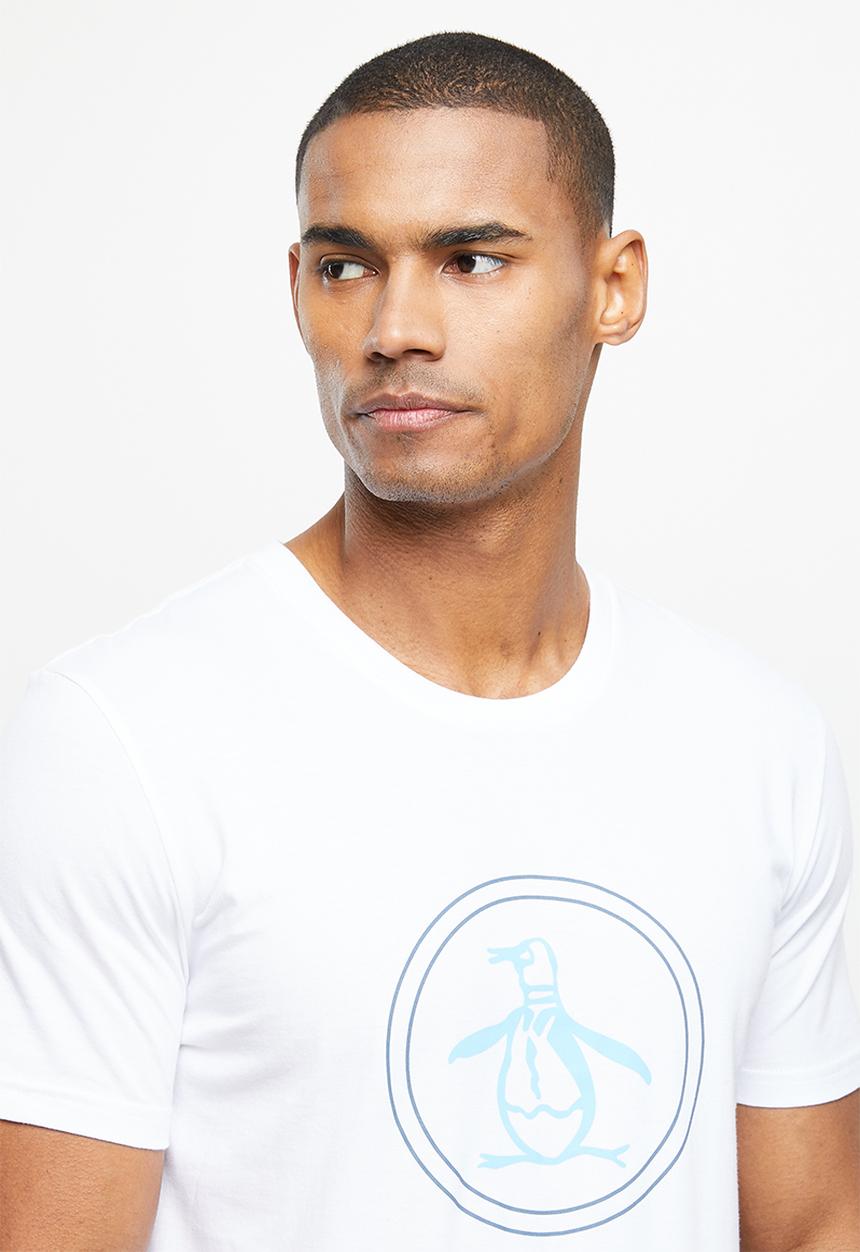 Original Penguin - Circle logo short sleeve tee - bright white