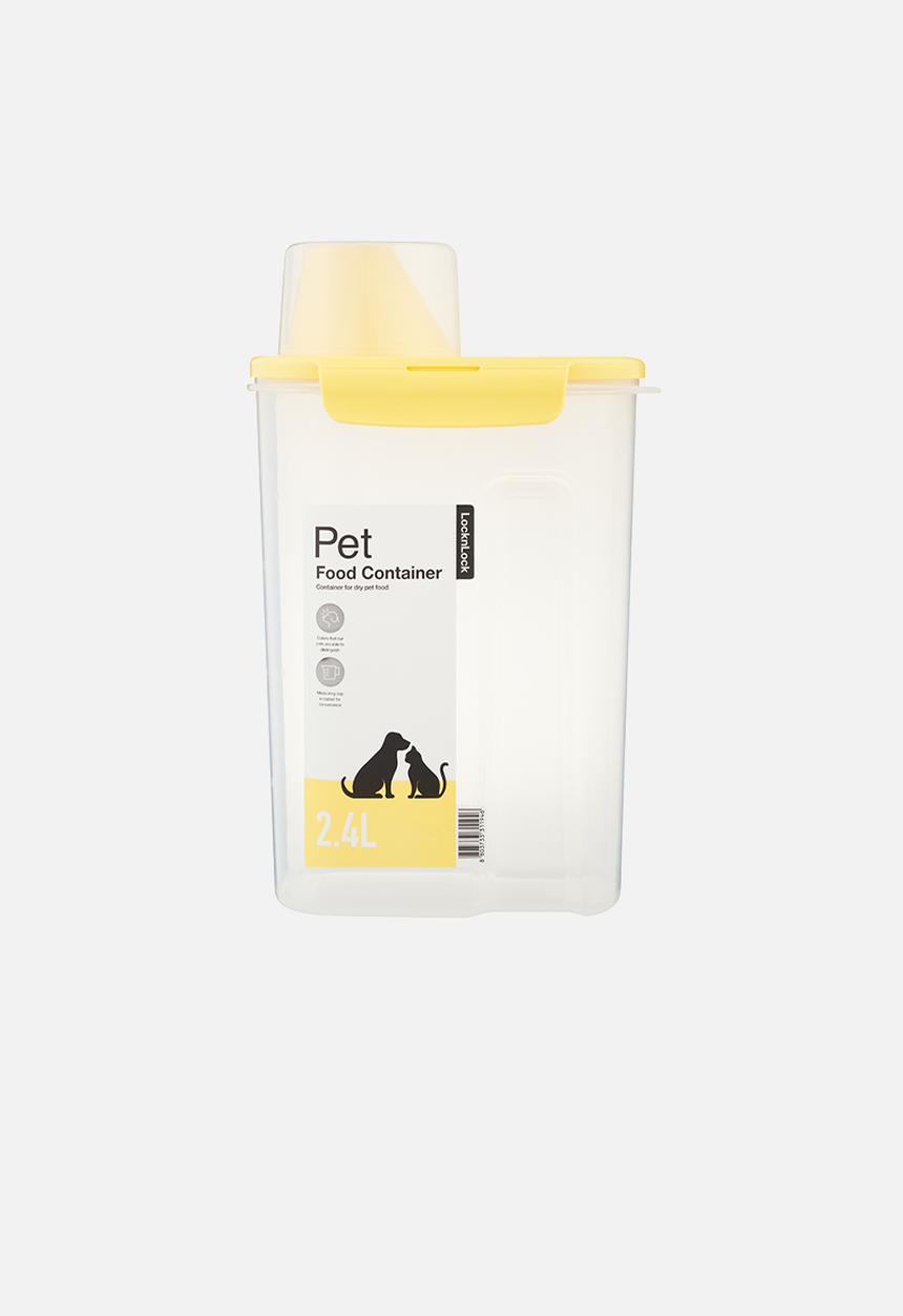 LocknLock - Lidded pet food container - yellow