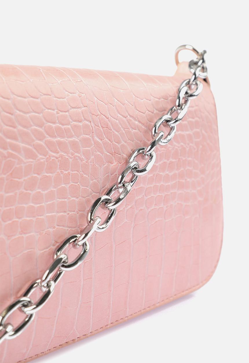 Trendyol - Chain strap shoulder bag - pink