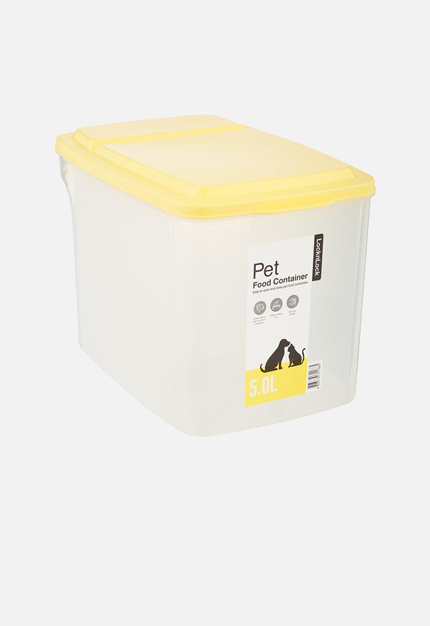 LocknLock - Pet food container - yellow