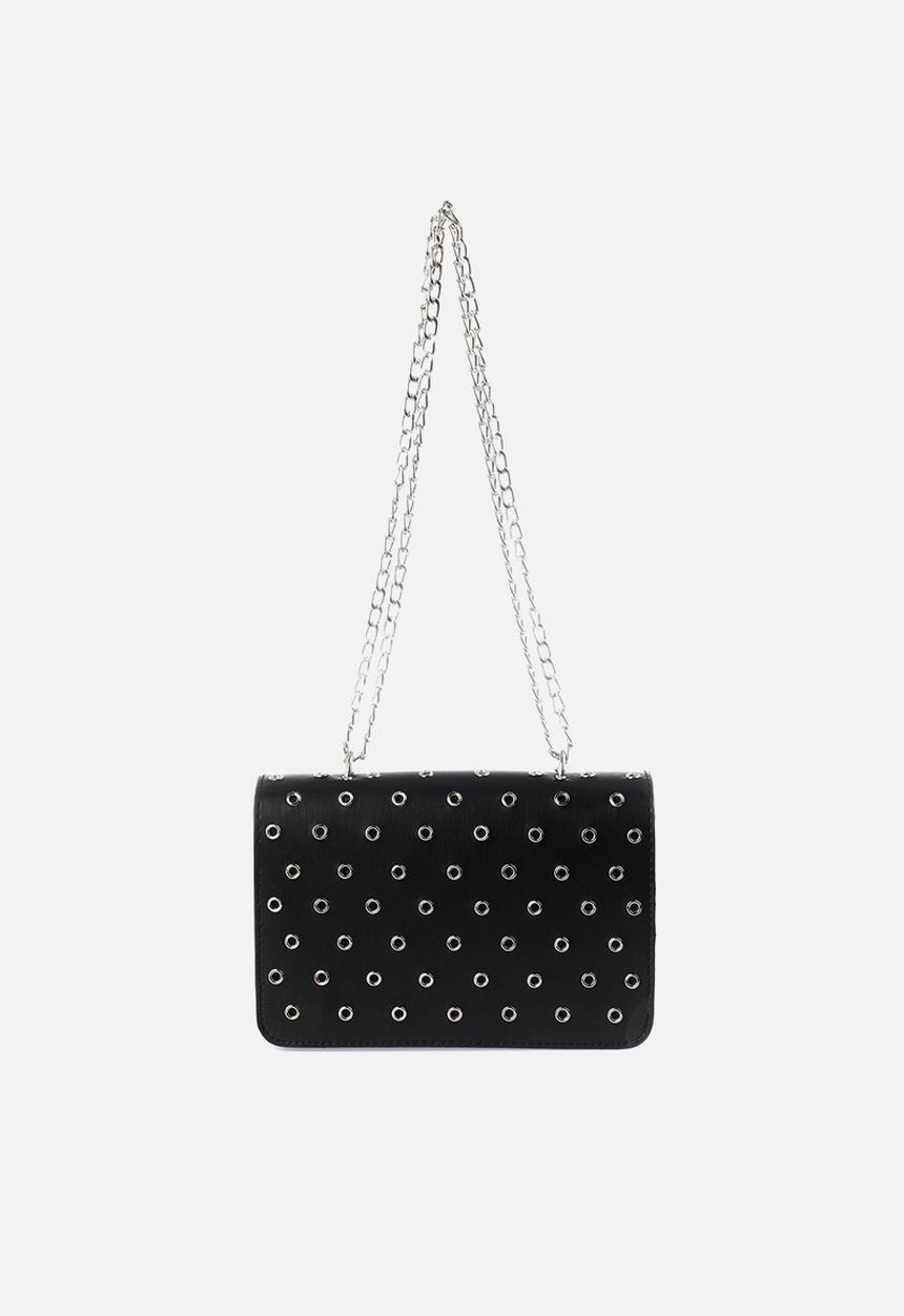 Trendyol - Eyelet crossbody bag - black