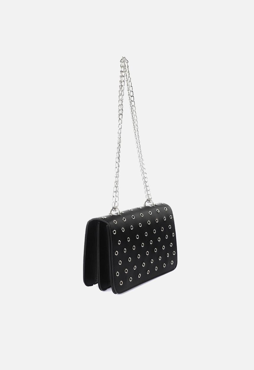 Trendyol - Eyelet crossbody bag - black