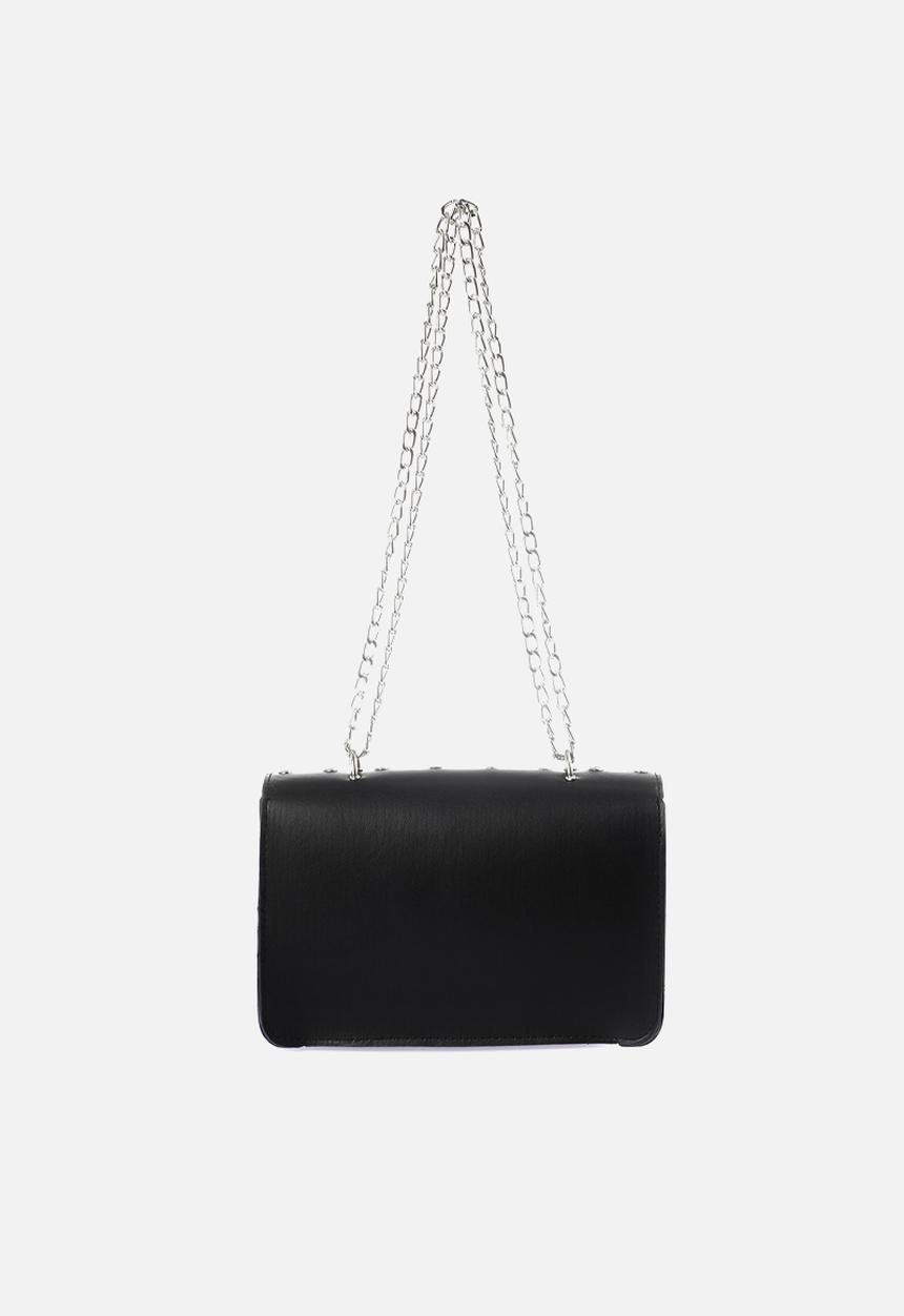 Trendyol - Eyelet crossbody bag - black