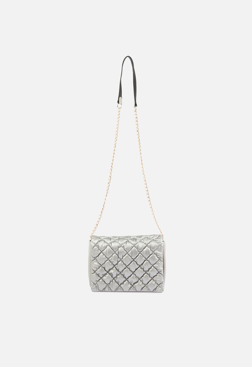 Trendyol - Stitch detail crossbody bag - silver