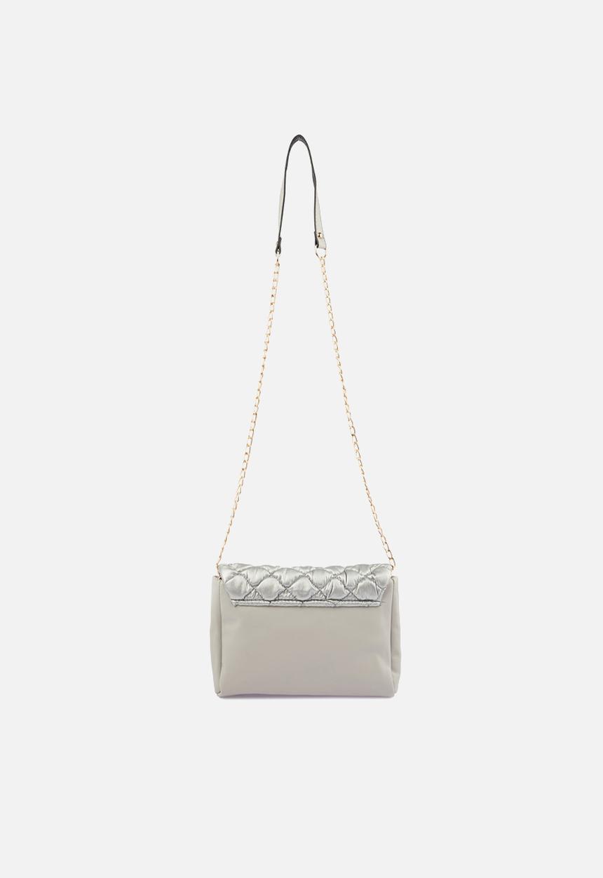 Trendyol - Stitch detail crossbody bag - silver