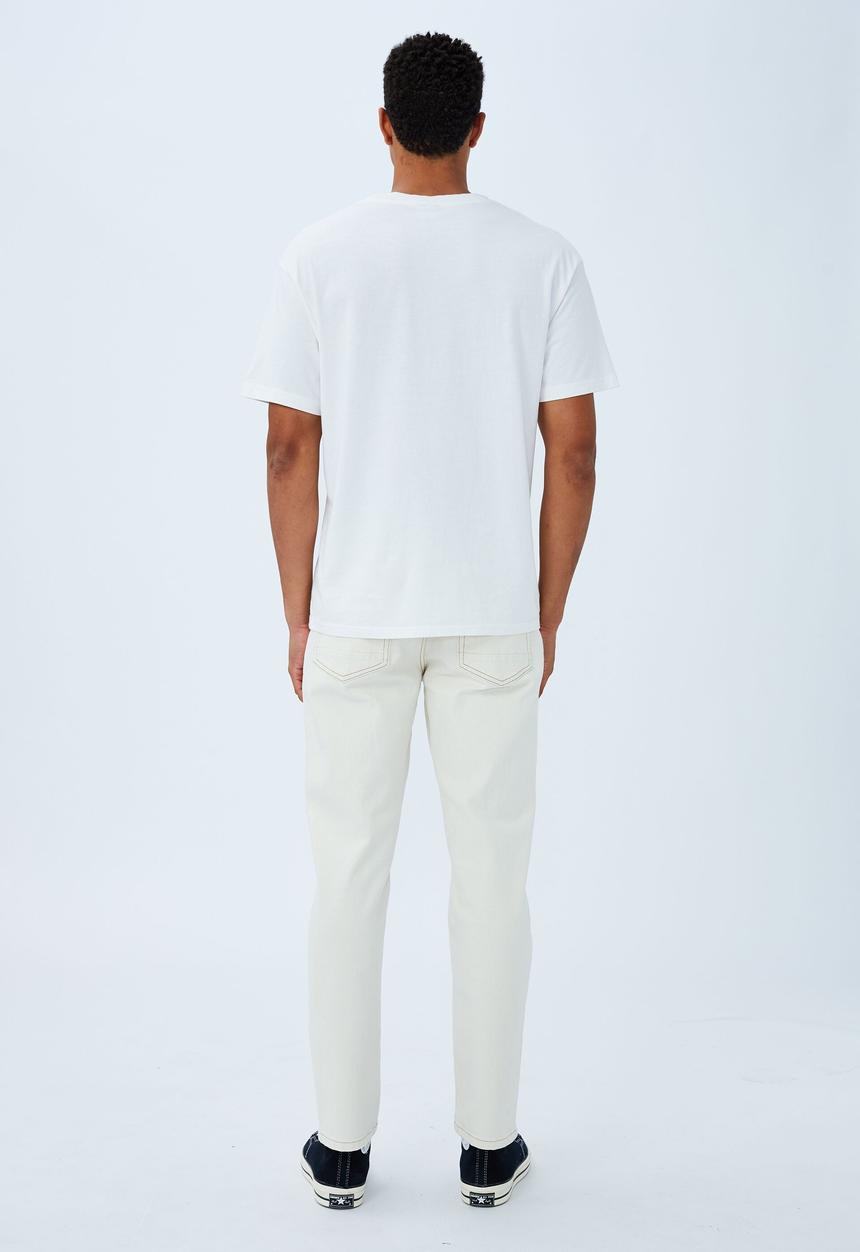 Cotton On - Slim straight jean - white