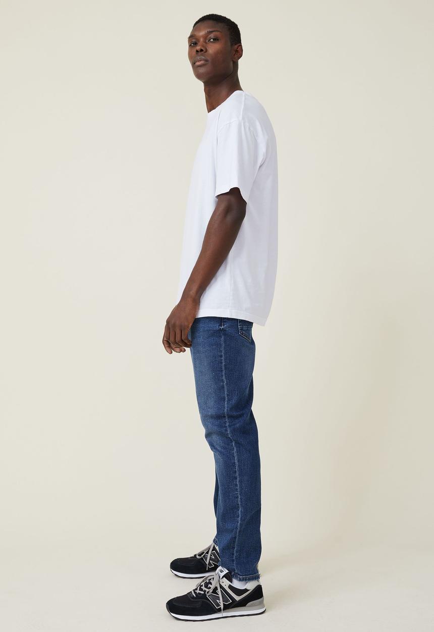 Cotton On - Slim straight jean - rinse indigo
