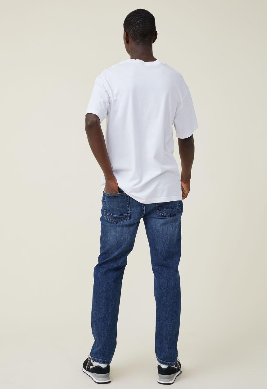 Cotton On - Slim straight jean - rinse indigo