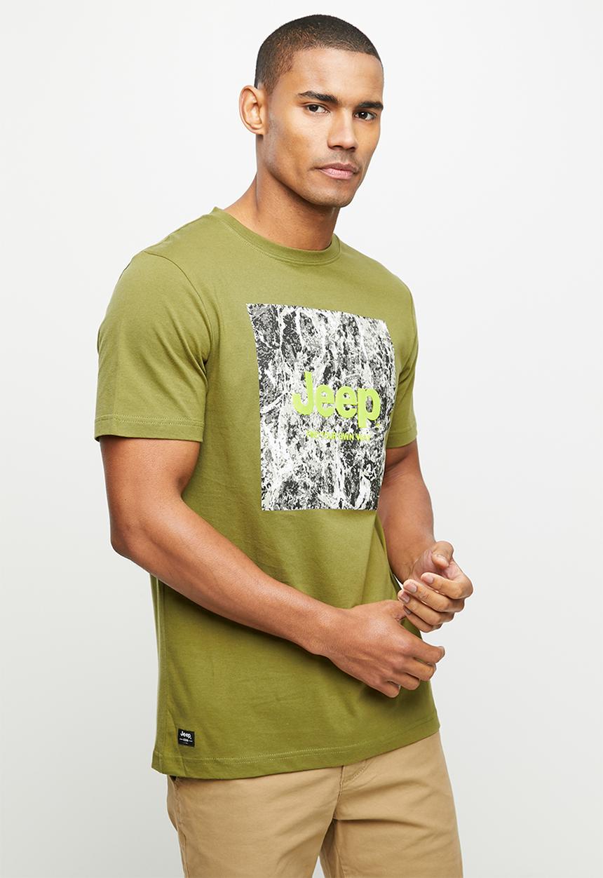 JEEP - Fashion graphics tee - green