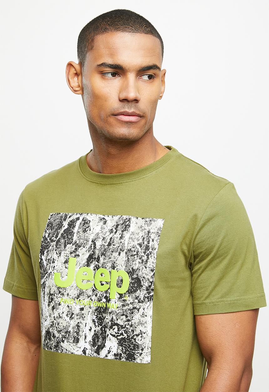 JEEP - Fashion graphics tee - green