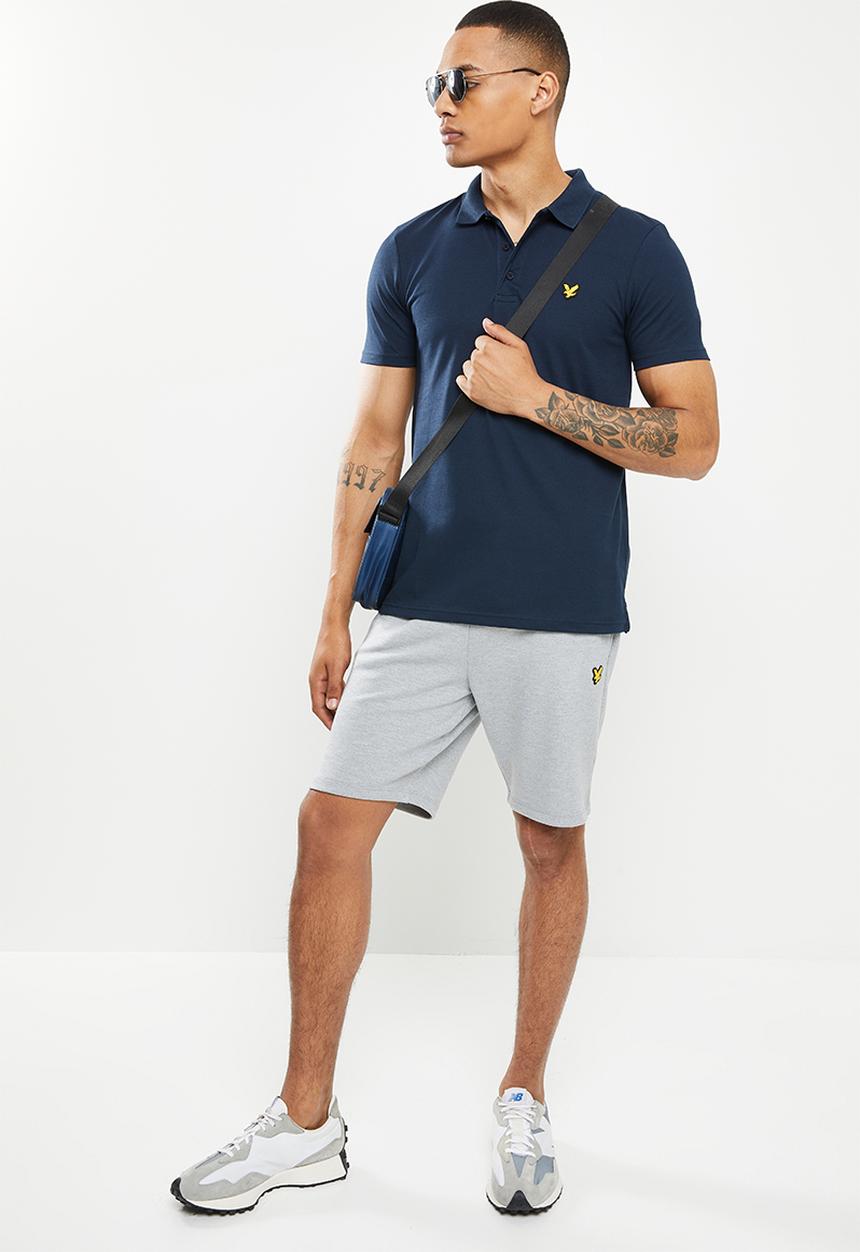 Lyle & Scott - Fly fleece shorts - mid grey 
