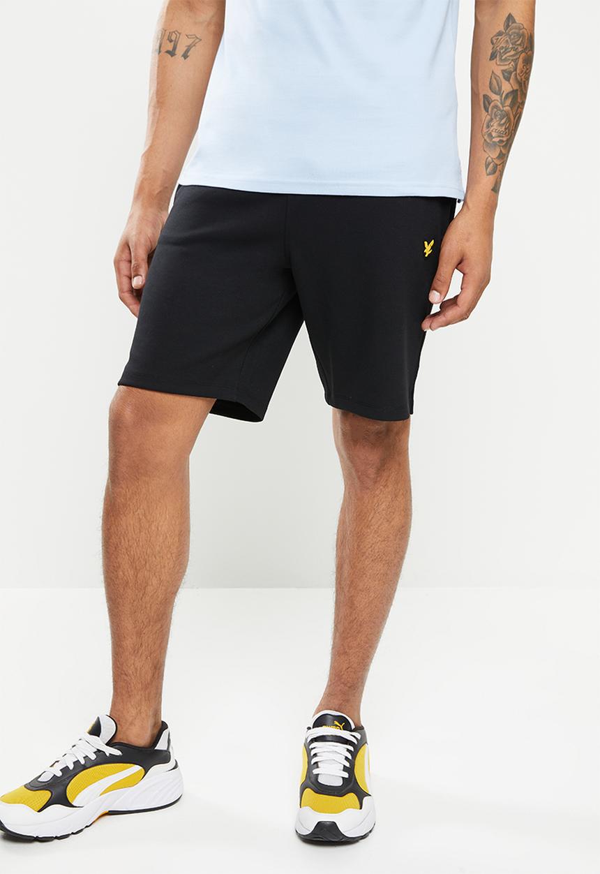 Lyle & Scott - Fly fleece shorts - jet black