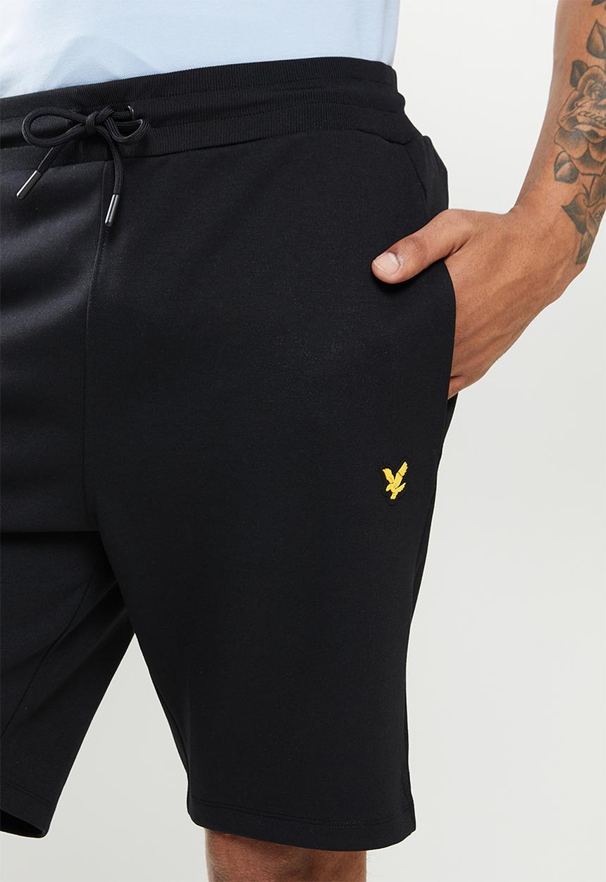 Lyle & Scott - Fly fleece shorts - jet black