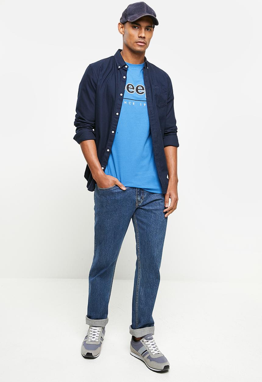 JEEP - Core applique logo tee - atlantic blue