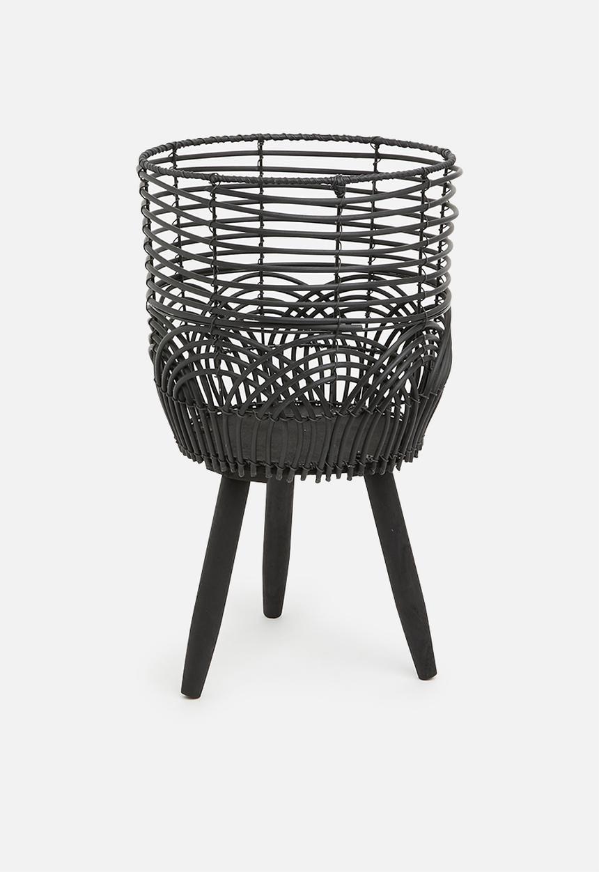 Sixth Floor - Pichu planter - black