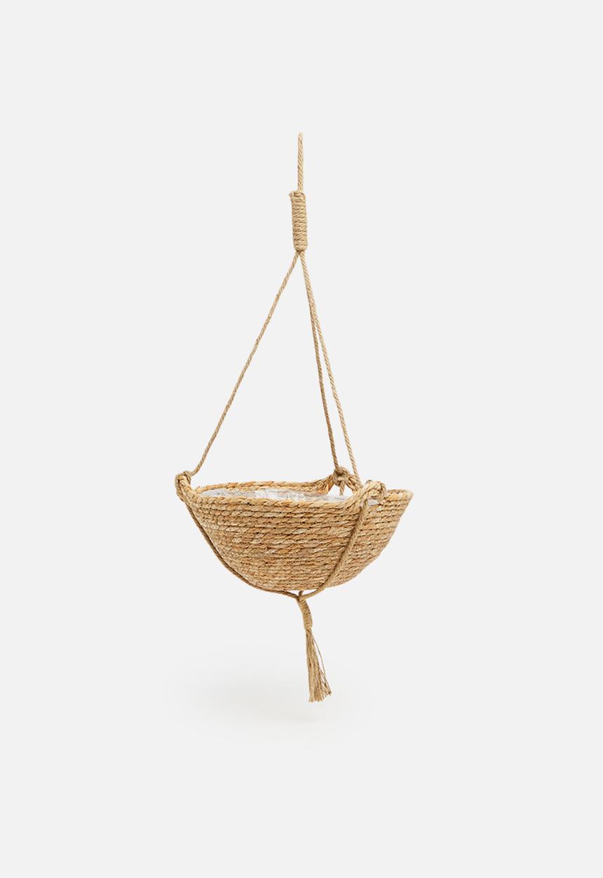 Sixth Floor - Arya hanging planter - natural