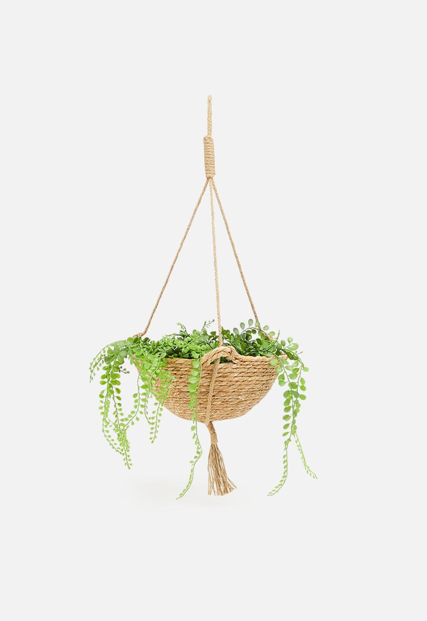 Sixth Floor - Arya hanging planter - natural