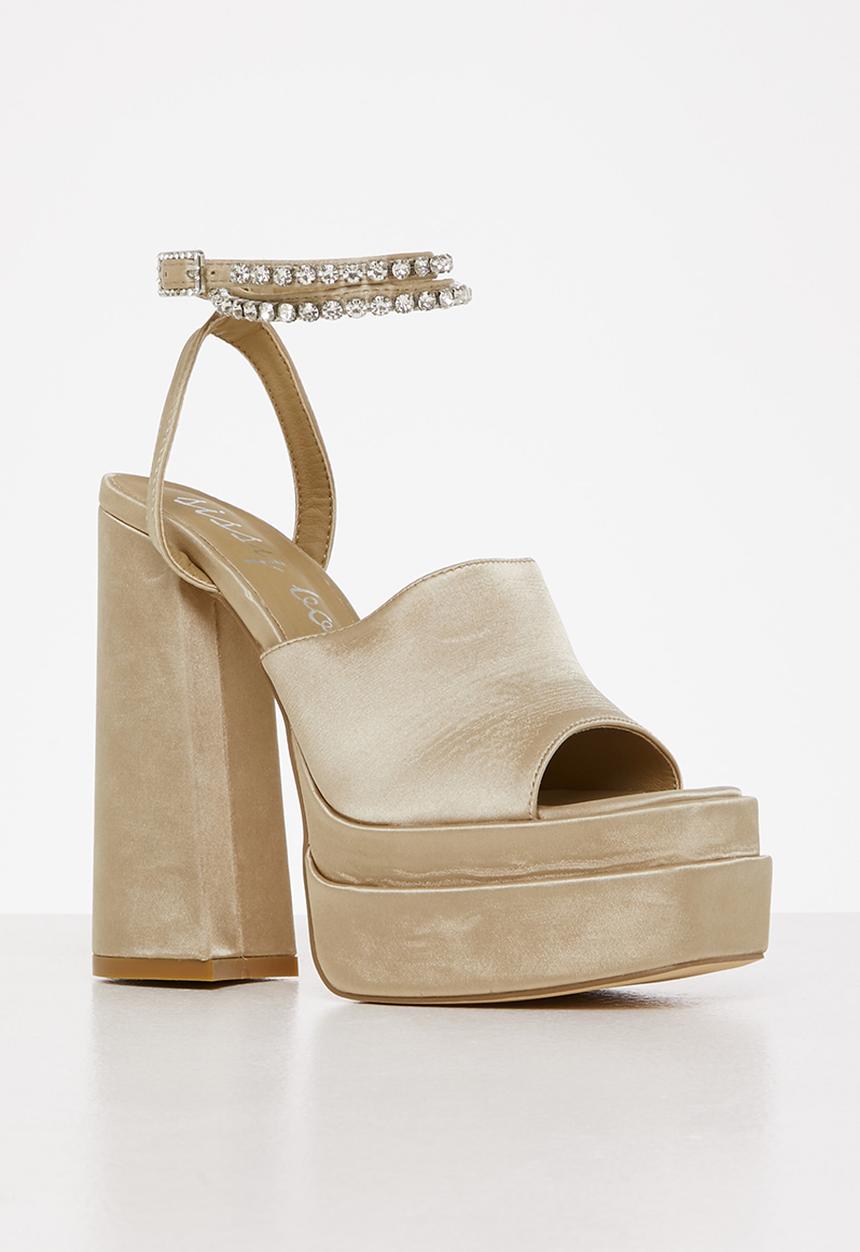 SISSY BOY - Bratz platform heel - champagne