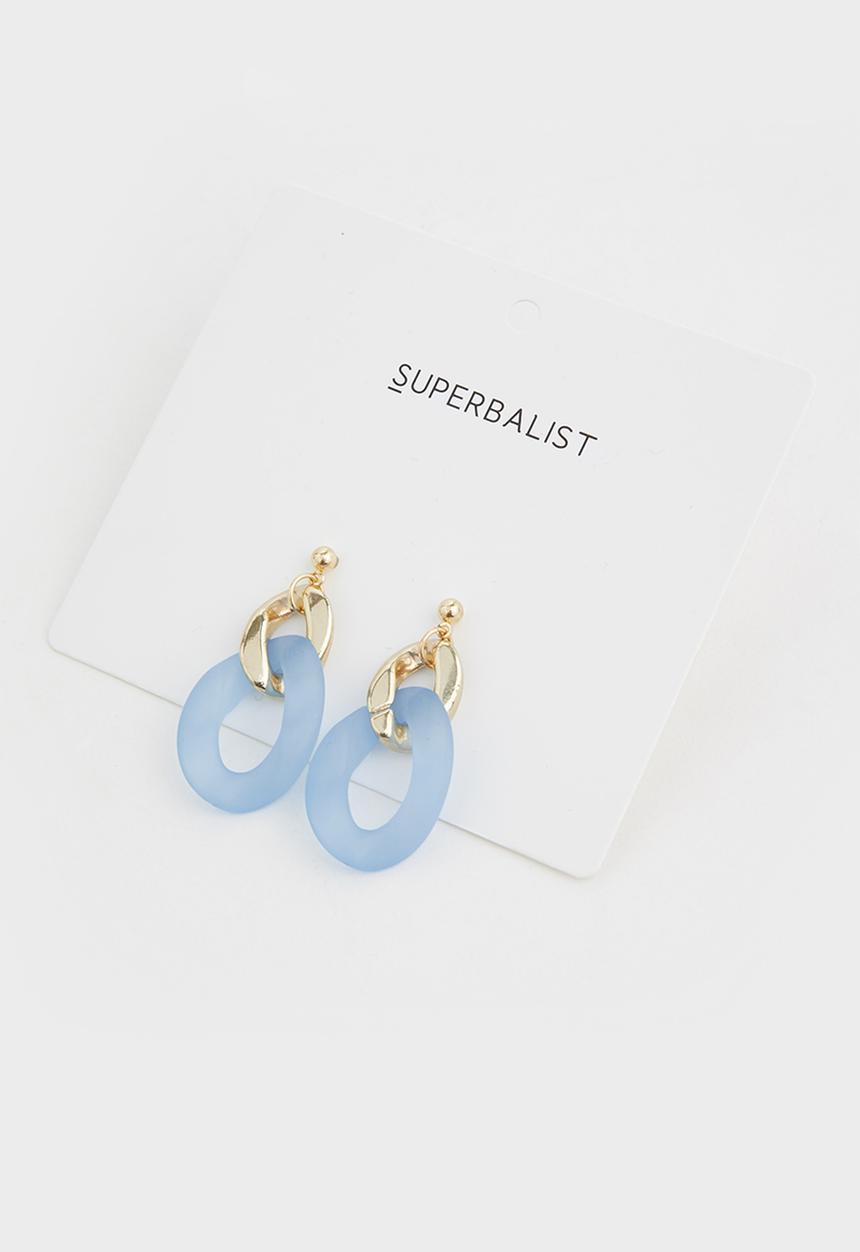 Superbalist - Christie earrings - blue & gold